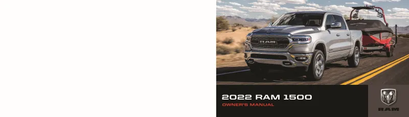 2022 RAM 1500 owners manual