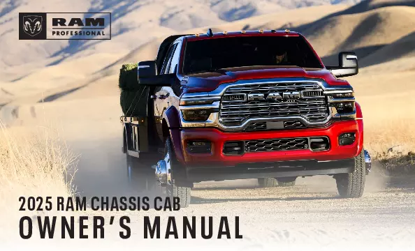 2025 RAM Chassis Cab owners manual