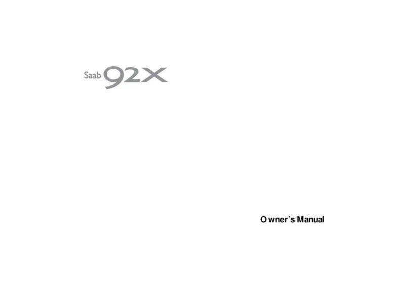 2005 Saab 9 2x owners manual