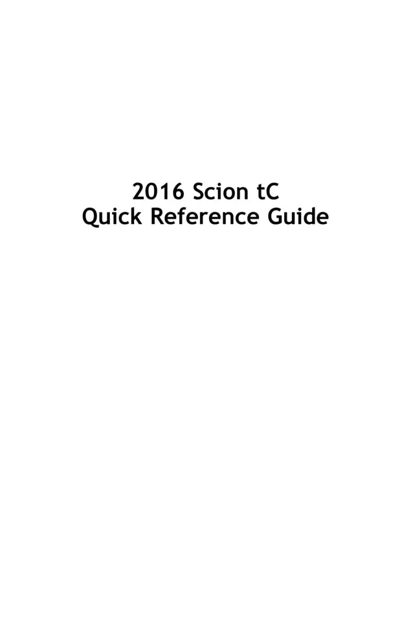 2016 Scion tC owners manual