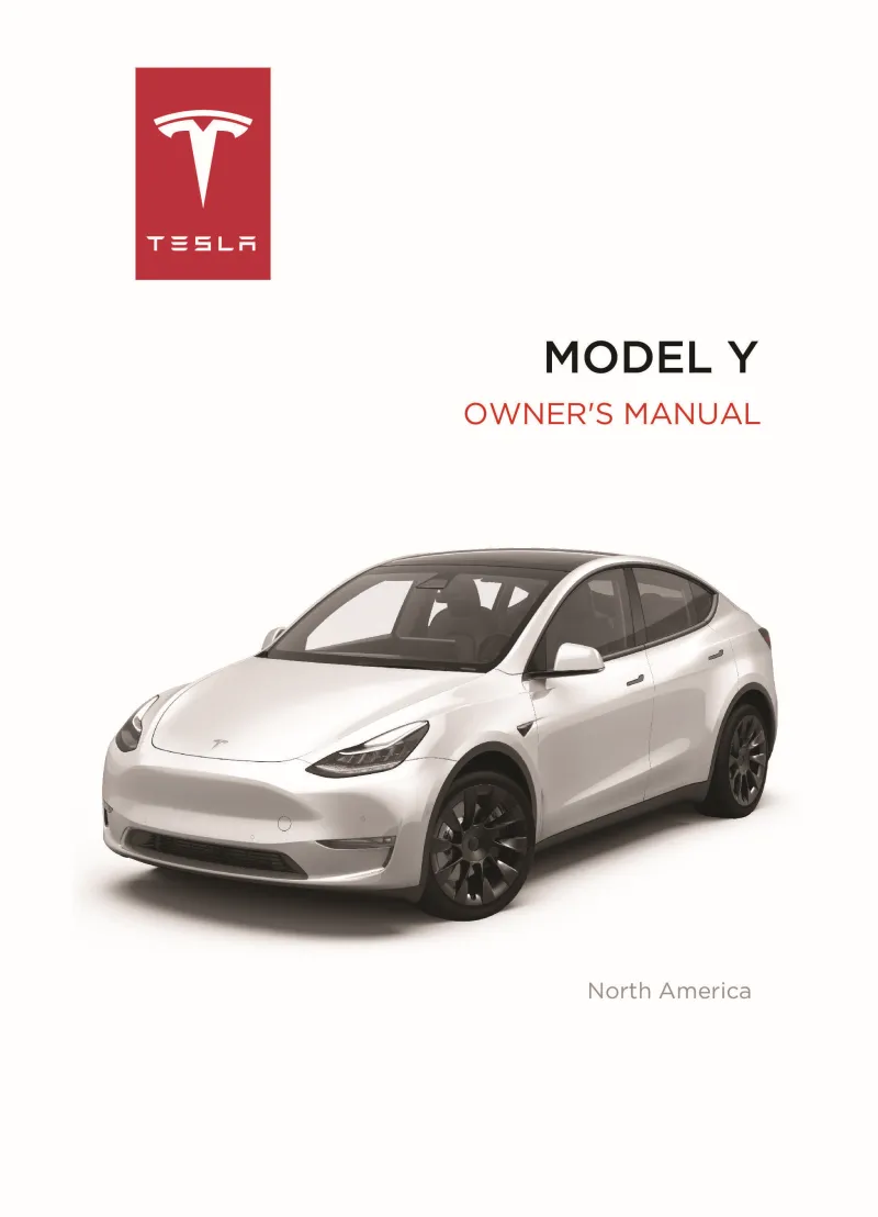 2020 Tesla Model Y owners manual