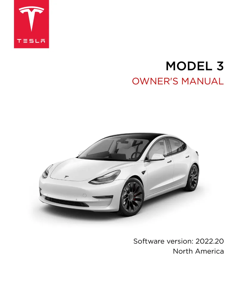 2021 Tesla Model 3 owners manual