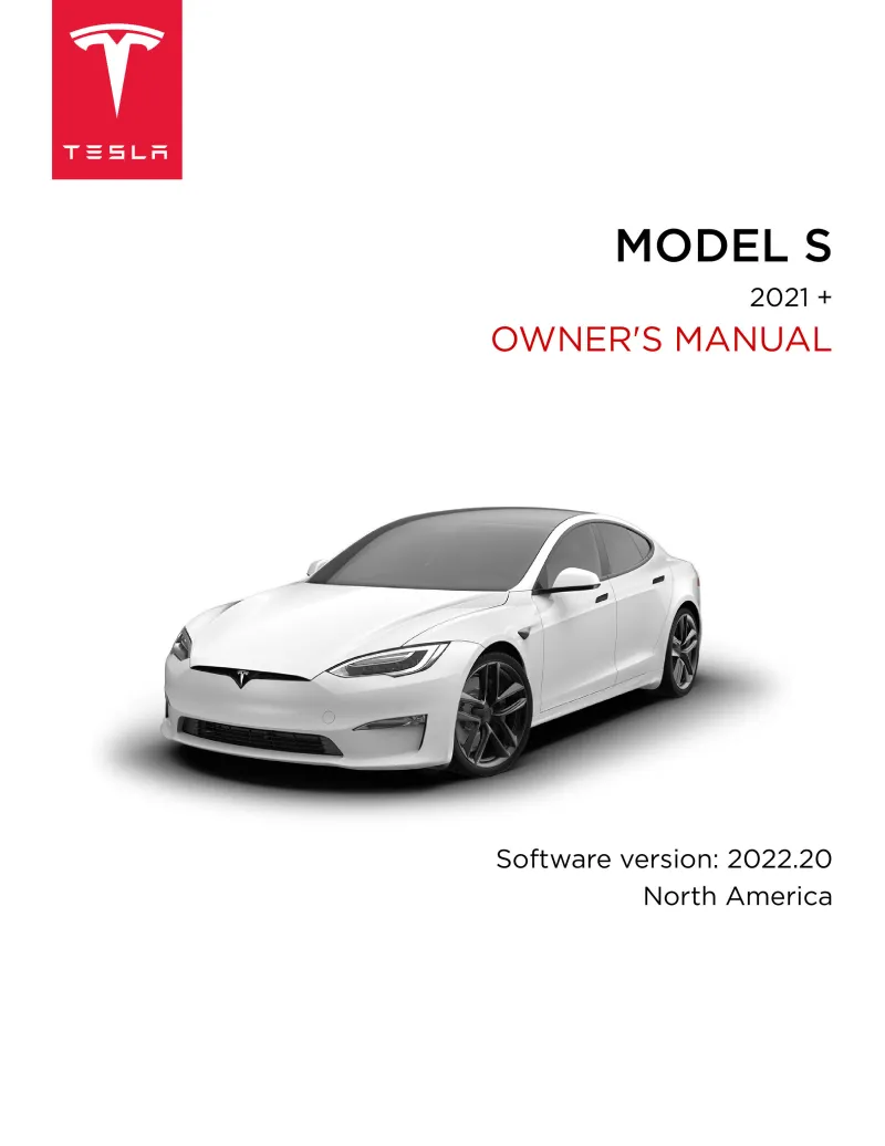2022 Tesla Model S owners manual