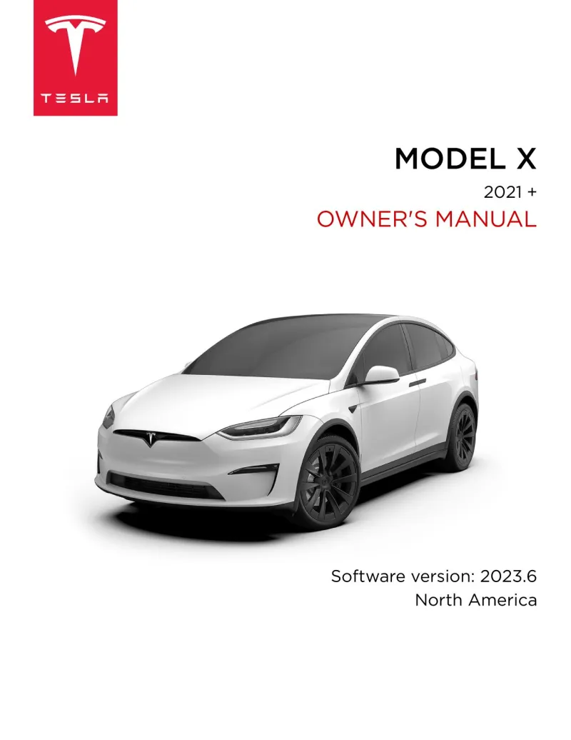 2023 Tesla Model X owners manual