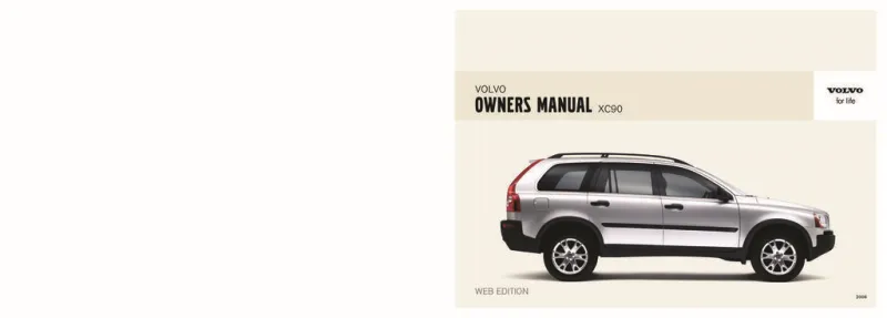 2006 Volvo Xc90 owners manual
