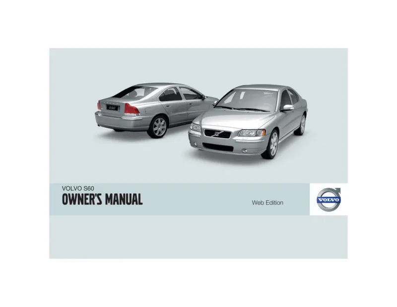 2009 Volvo S60 owners manual