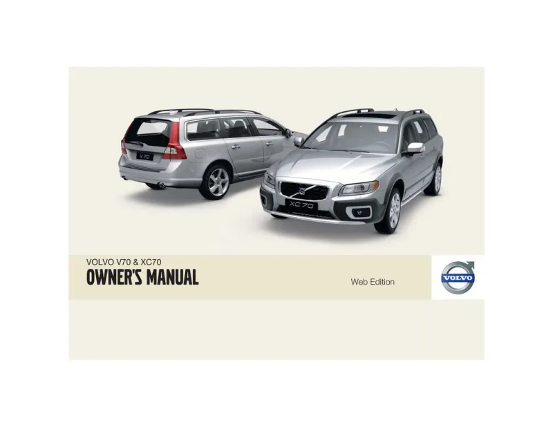 2009 Volvo V70 Xc70 owners manual