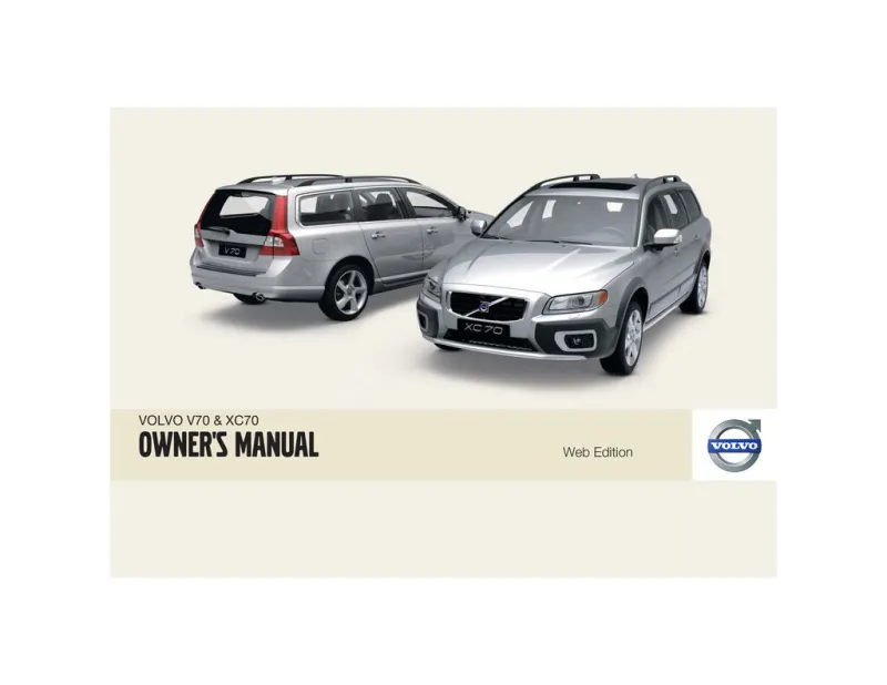 2009 Volvo V70 owners manual