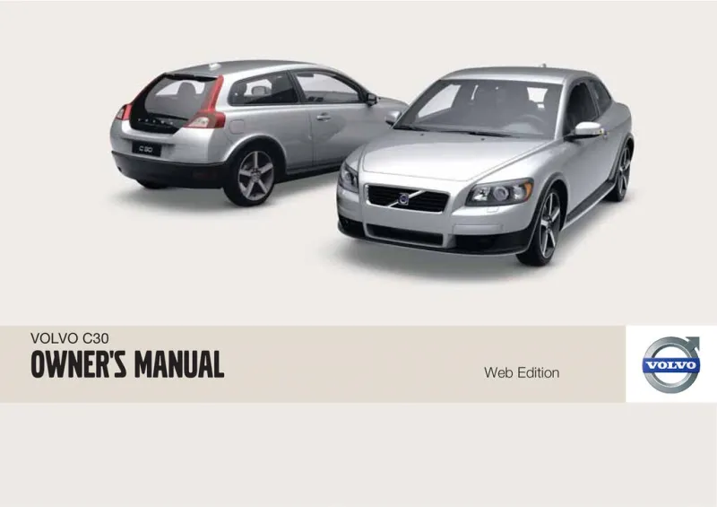 2010 Volvo C30 owners manual