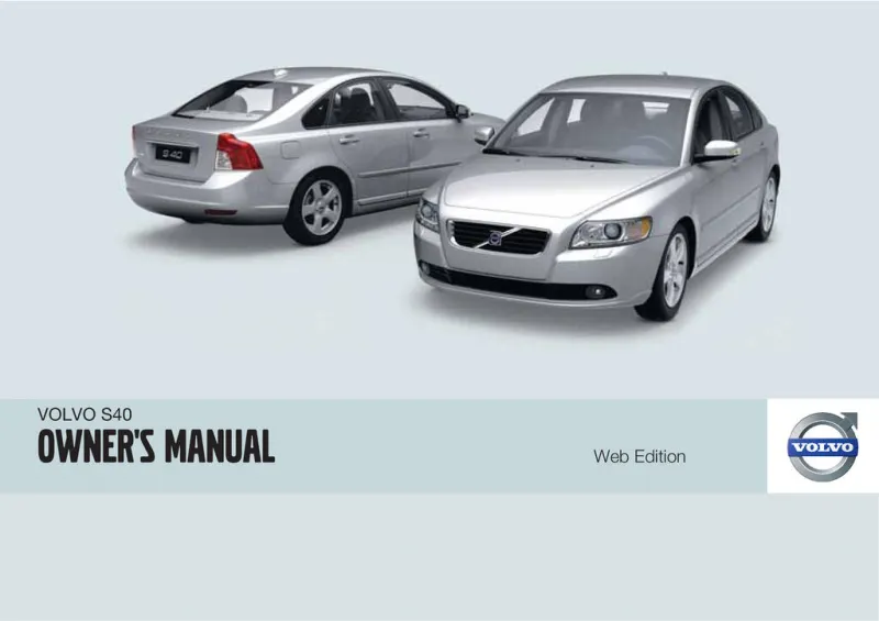 2010 Volvo S40 owners manual