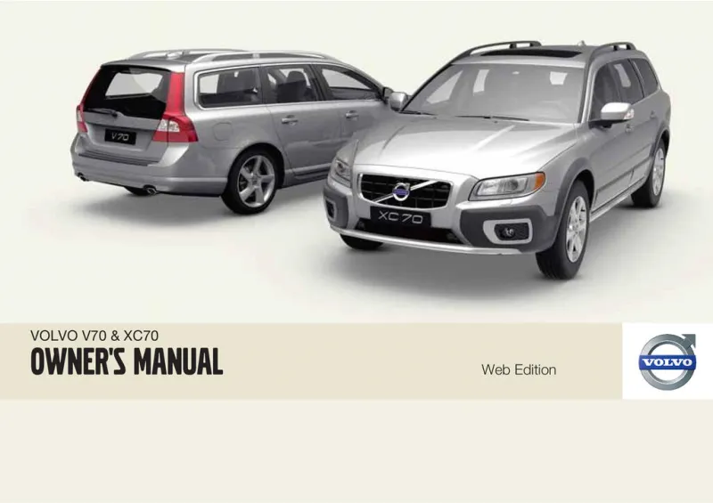2010 Volvo V70 owners manual