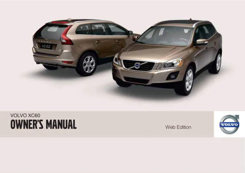 2010 Volvo Xc60 owners manual
