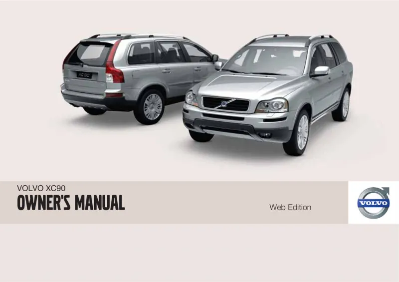 2010 Volvo Xc90 owners manual