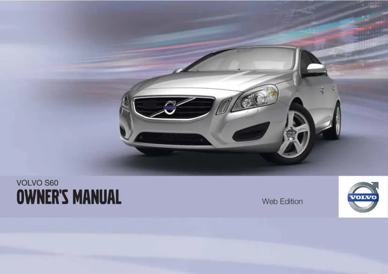 2011 Volvo S60 owners manual