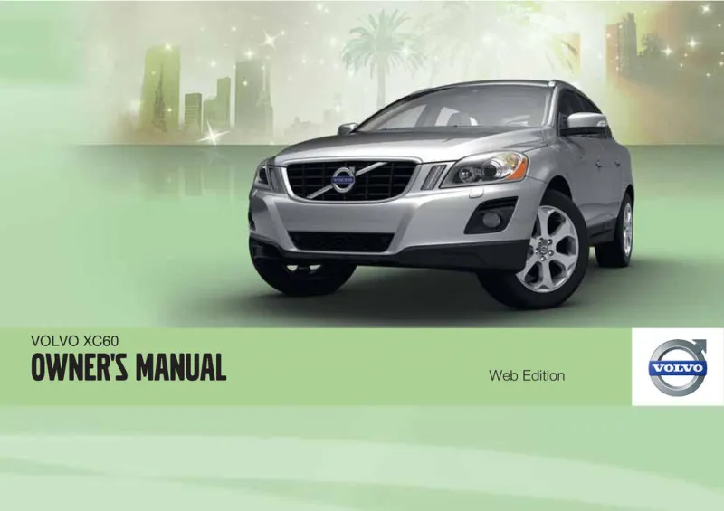 2011 Volvo Xc60 owners manual