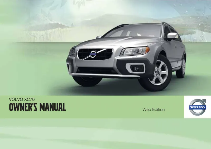 2011 Volvo Xc70 owners manual