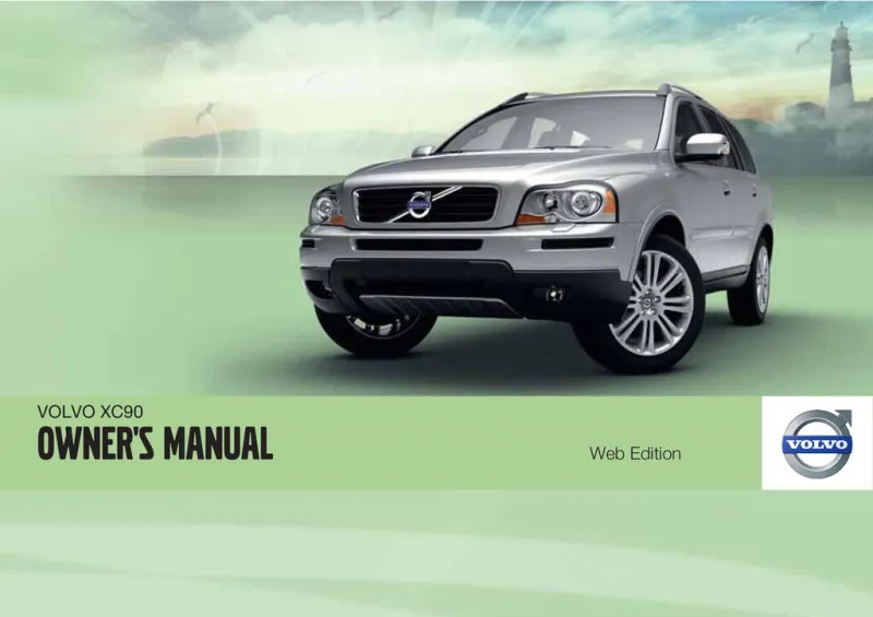 2011 Volvo Xc90 owners manual