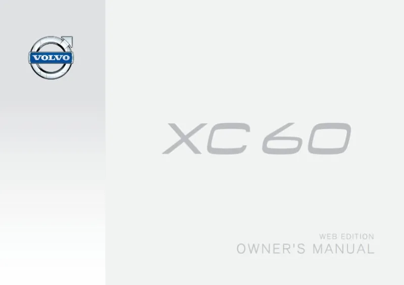2015 Volvo Xc60 owners manual