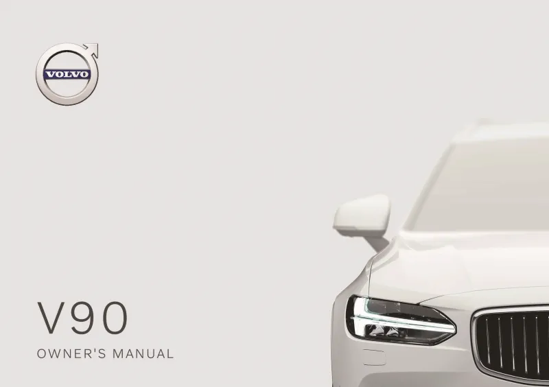 2020 Volvo V90 owners manual