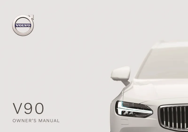 2021 Volvo V90 owners manual
