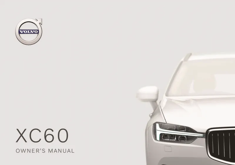 2021 Volvo Xc60 owners manual